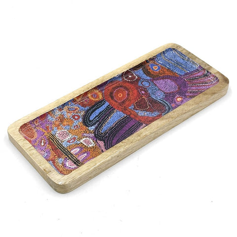 Rectangular Wooden Trays - Indigenous Designs