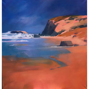 Otway's Beach - original artwork by Hans Van Vlodrop