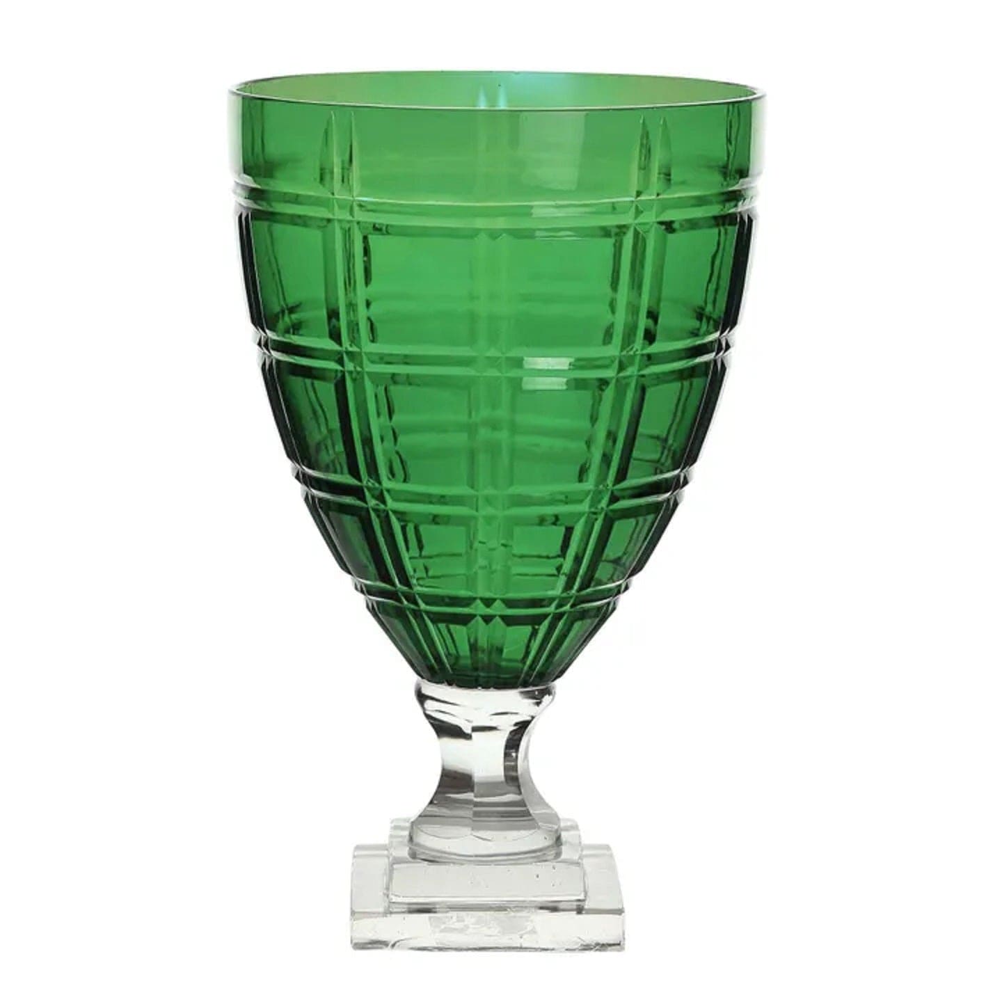 Green Glass  Urn - Clayfire Gallery Daylesford Art Gallery